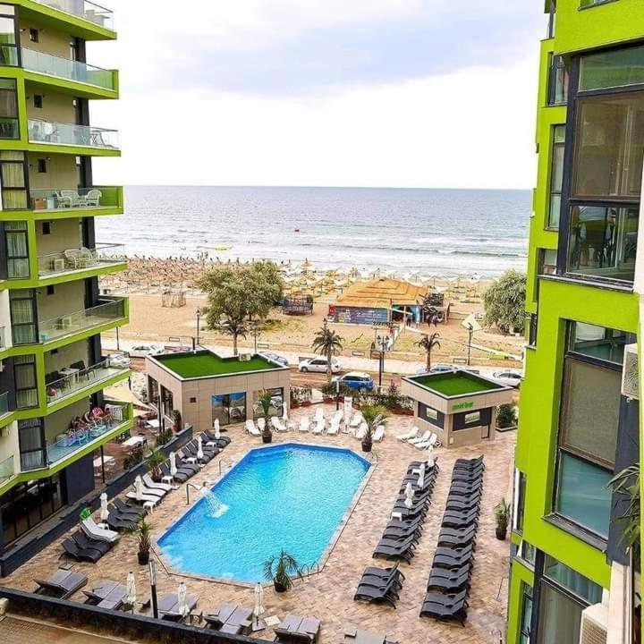Alezzi Beach Resort Gorgeous Family Aparment Cu Piscina Năvodari Eksteriør bilde